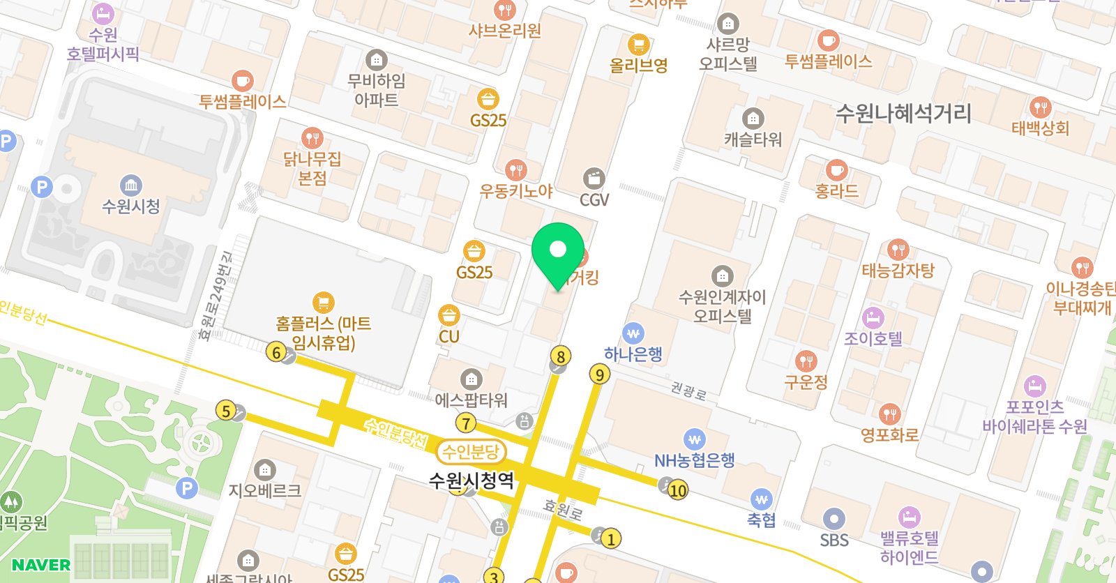 베스트 운전면허 위치