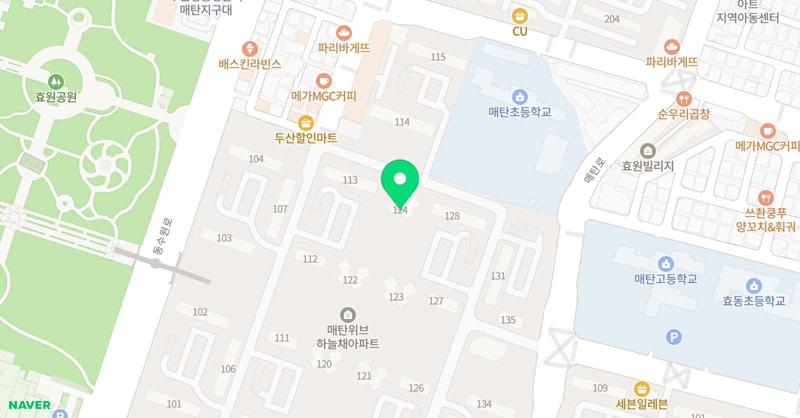 바른수학공부방 위치