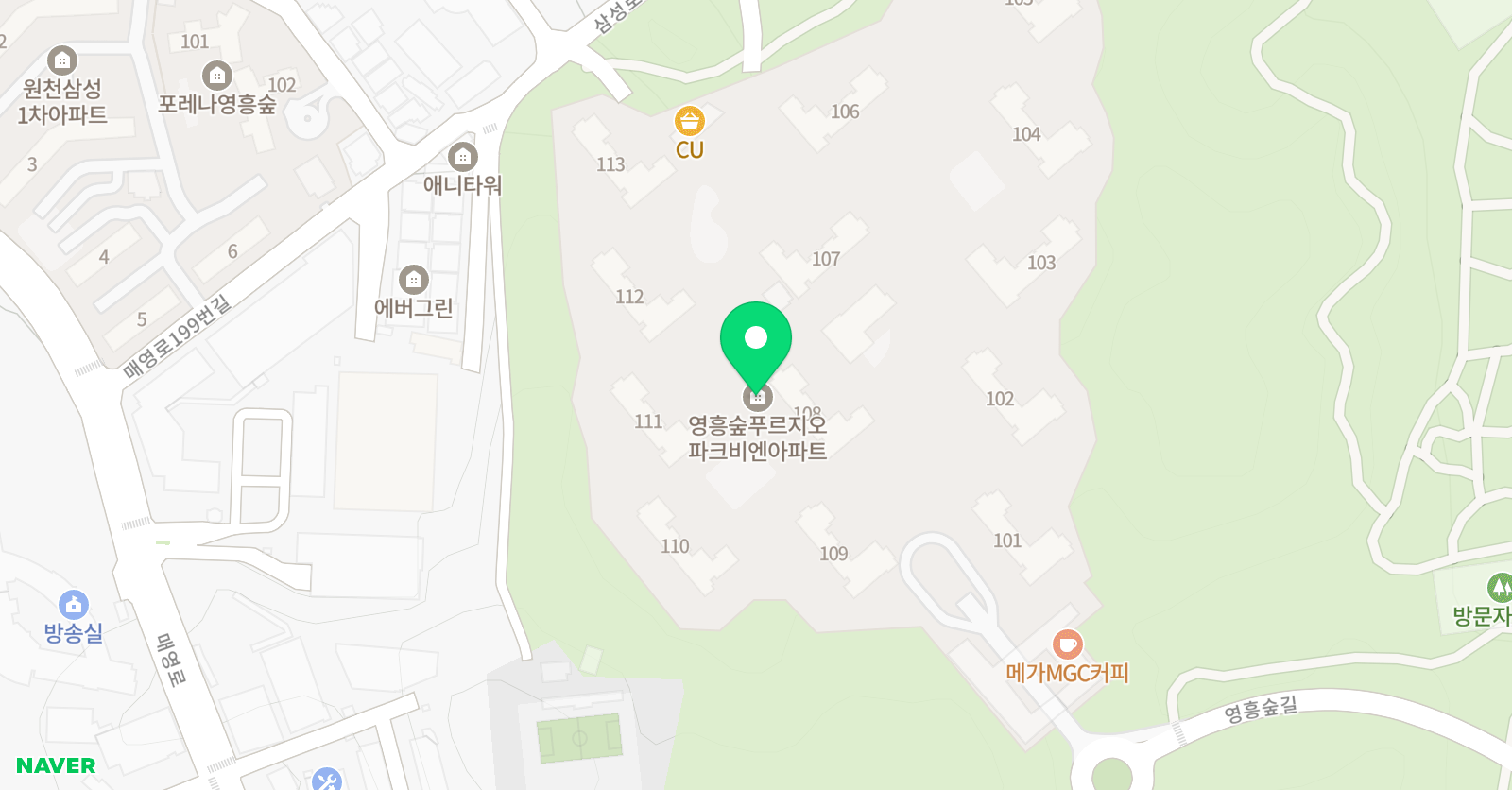 영흥숲 석사 서울태권도장 위치
