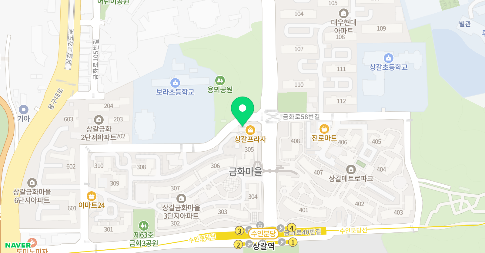 능률주니어랩 시너지영어 상갈교실 위치