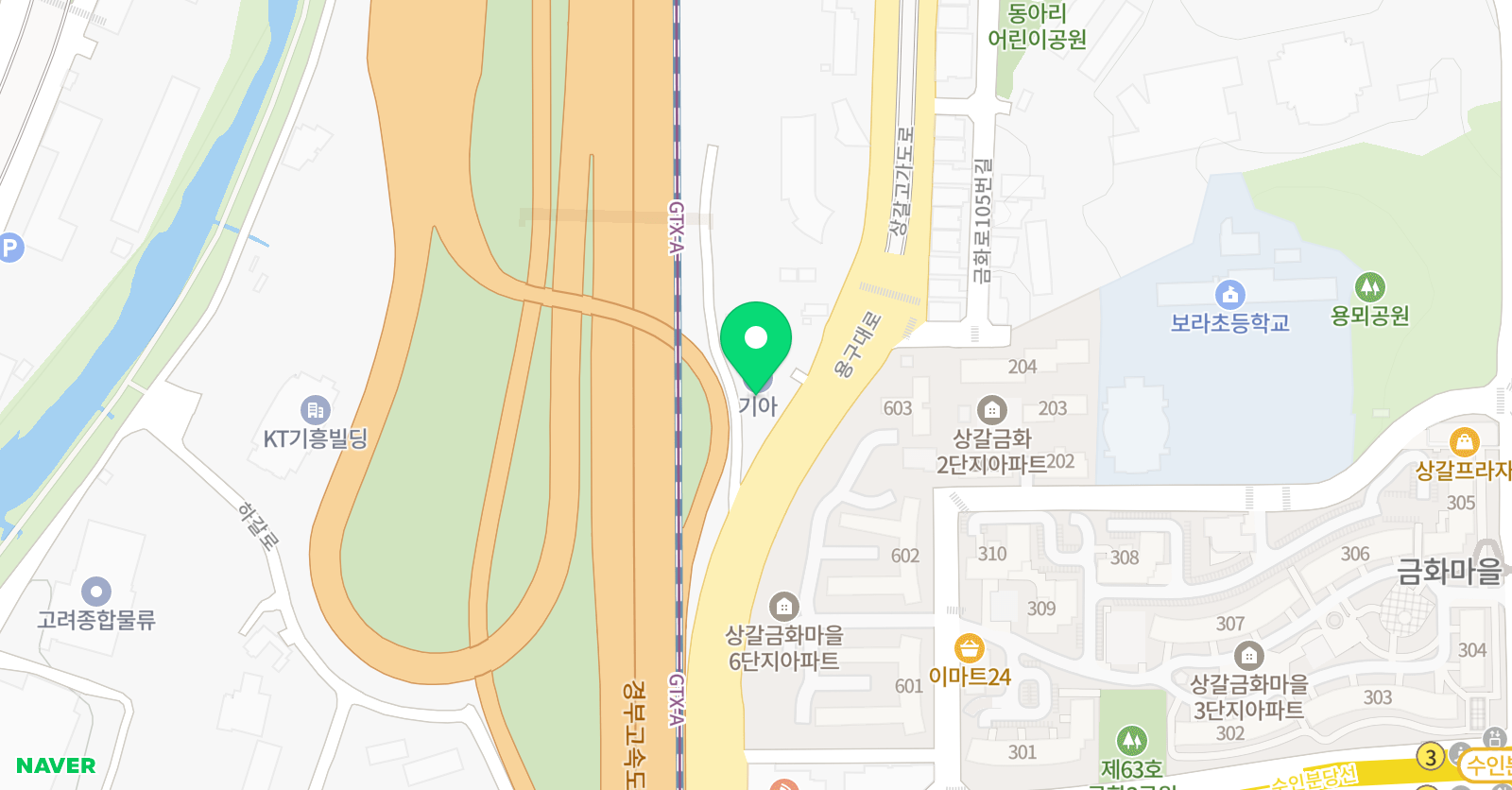 씨엘키즈 용인점 위치