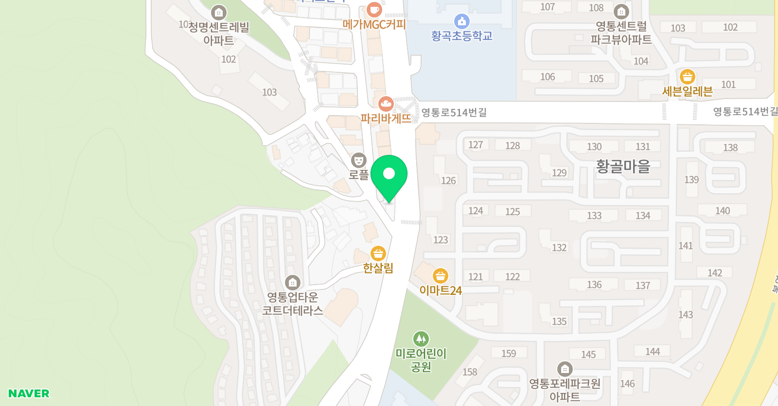 논증하는사자 수학학원 황골점 위치