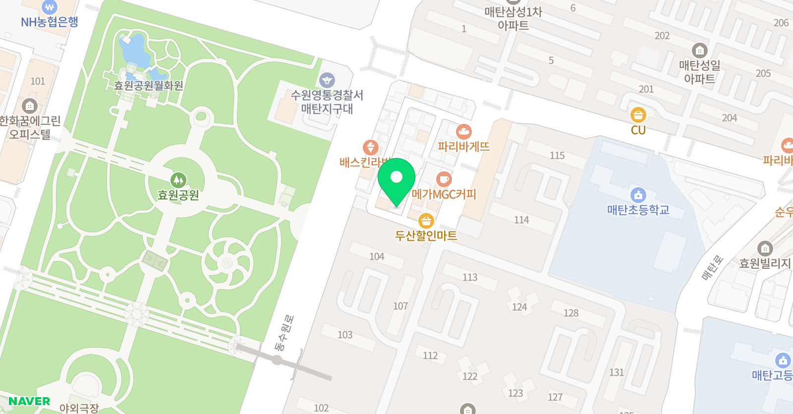 창의유 수학학원 위치