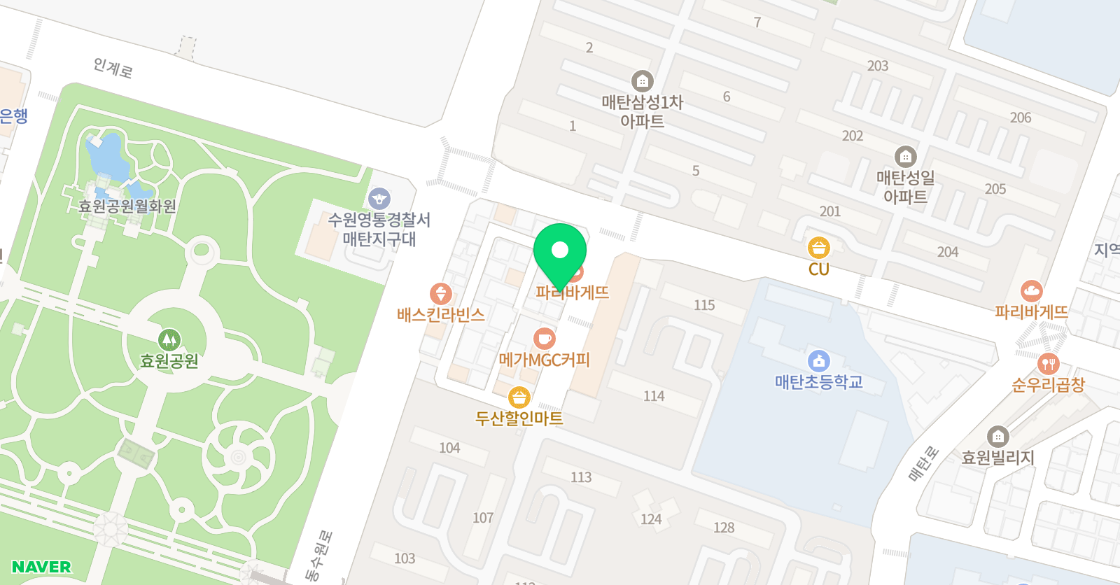 찬 수학 위치