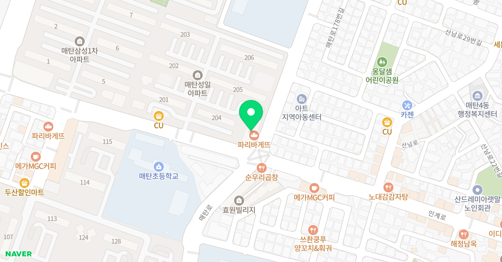 뉴탑 영어학원 위치