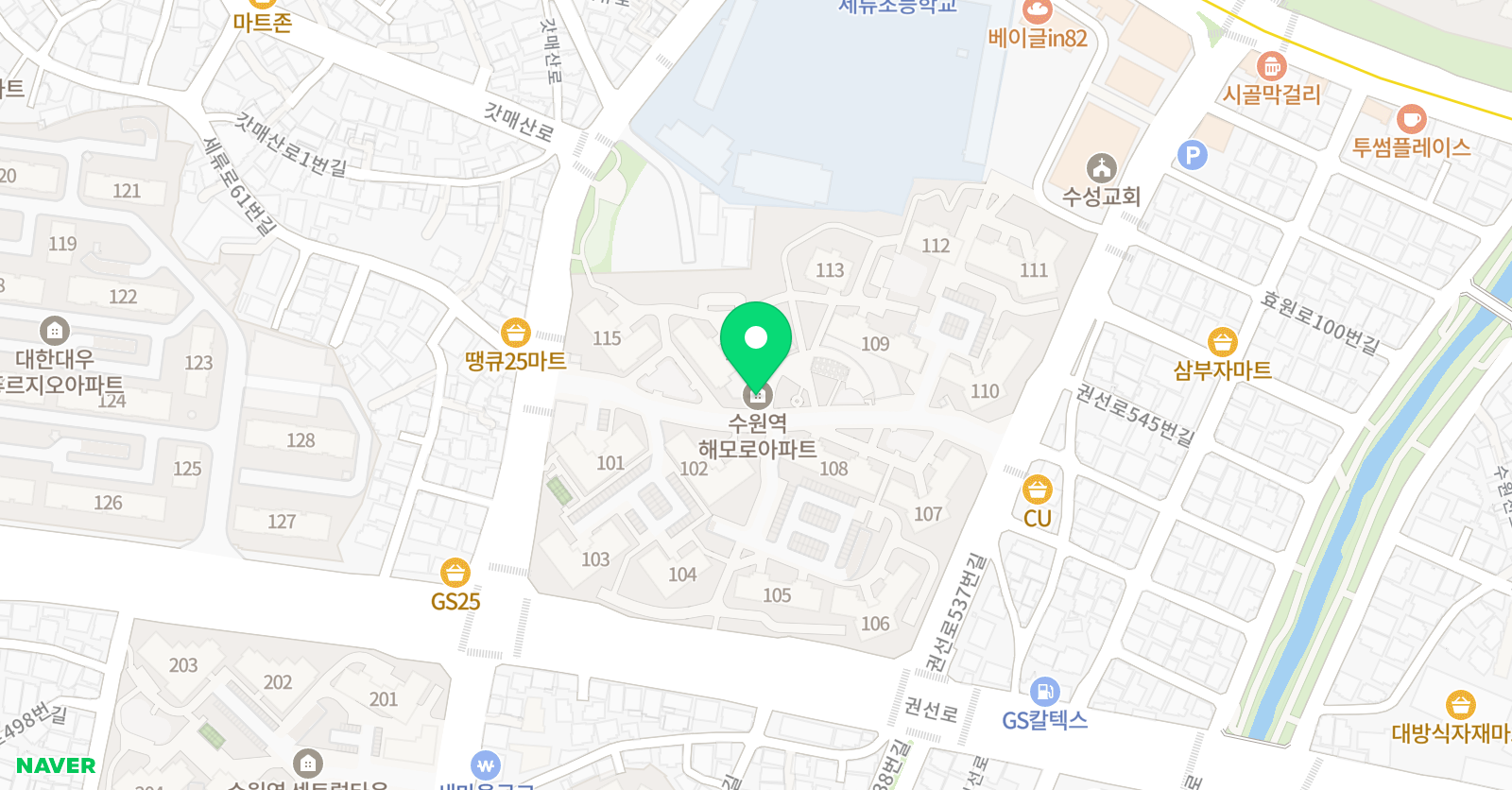 한우리 독서토론논술 세류교실 위치