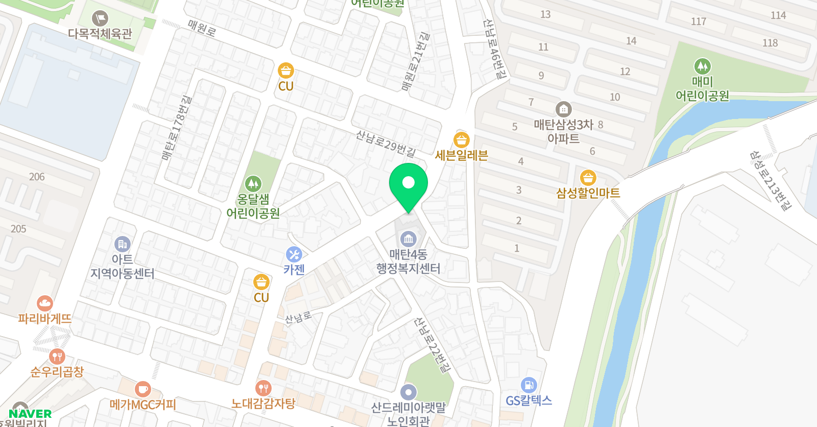 딩동댕소리샘 피아노학원 위치