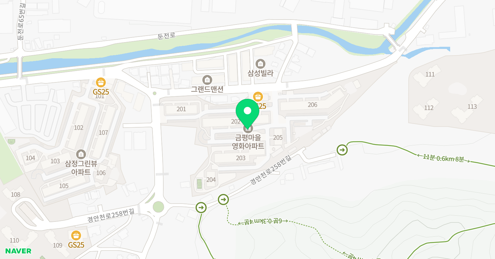 한우리 독서토론논술 학원 위치