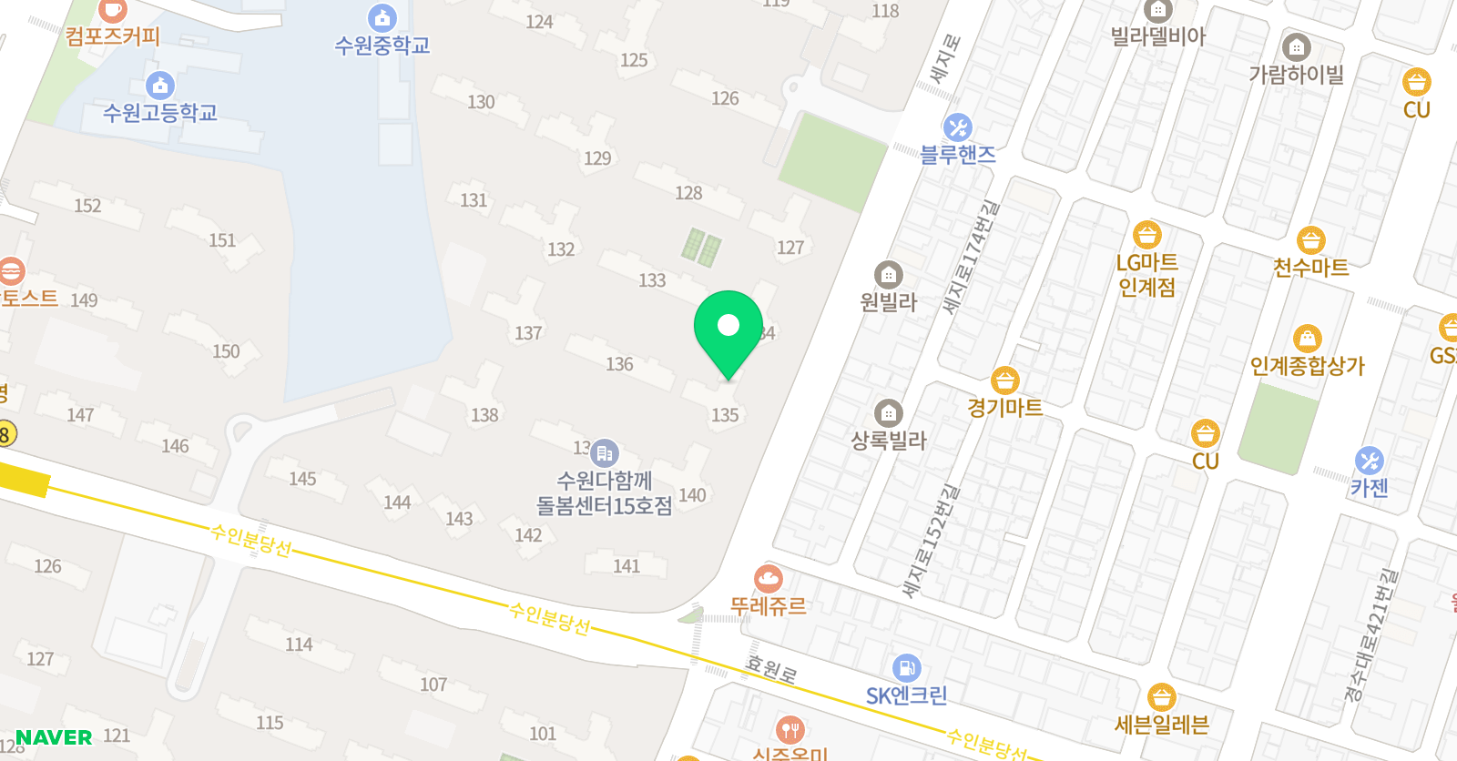 두뇌로 수학 매교 위치