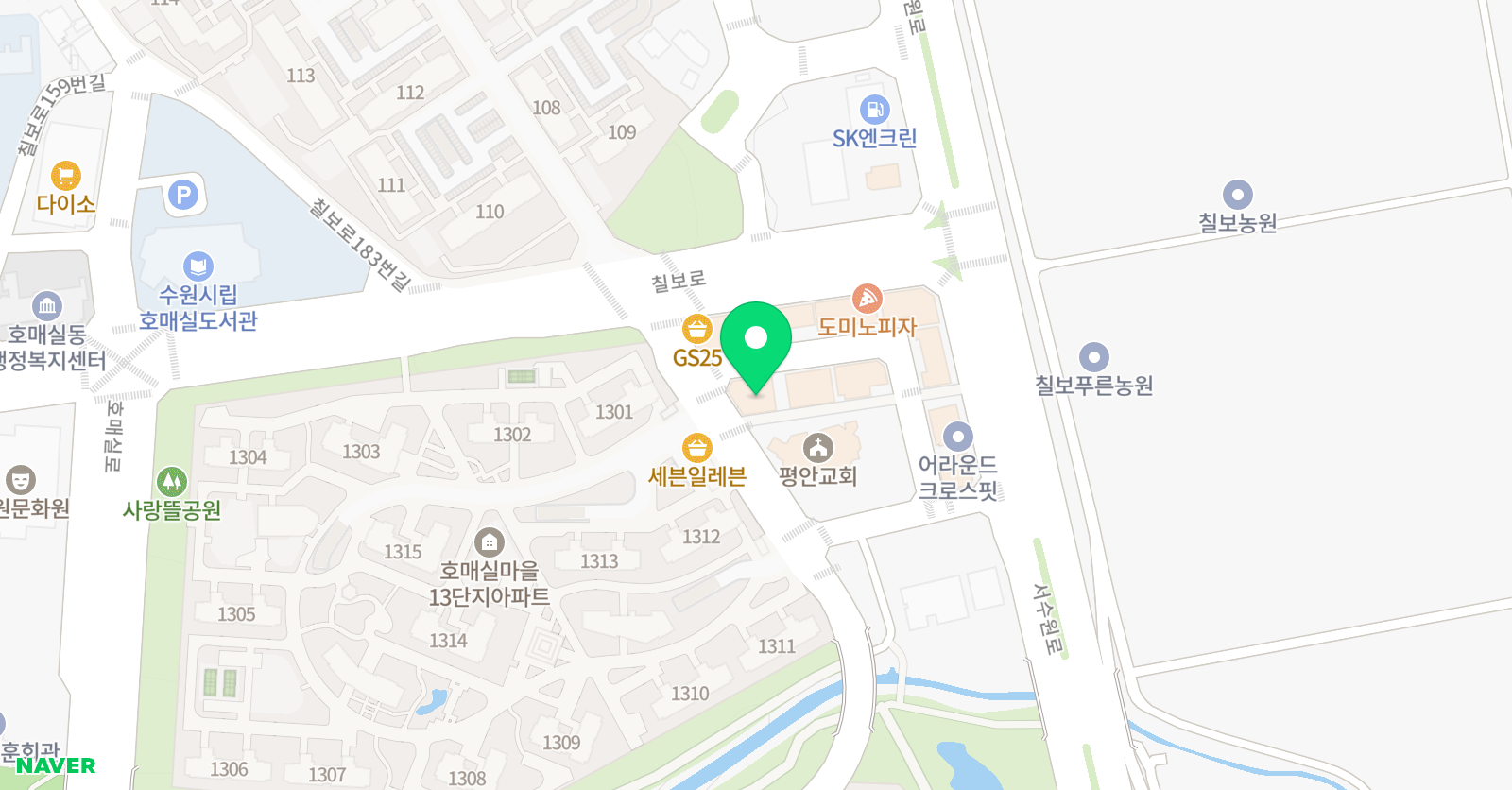 라온 음악학원 위치