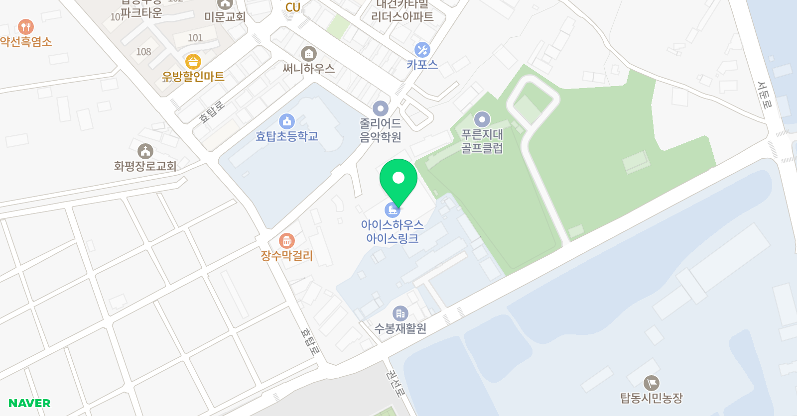 수원이글스 아이스하키 위치