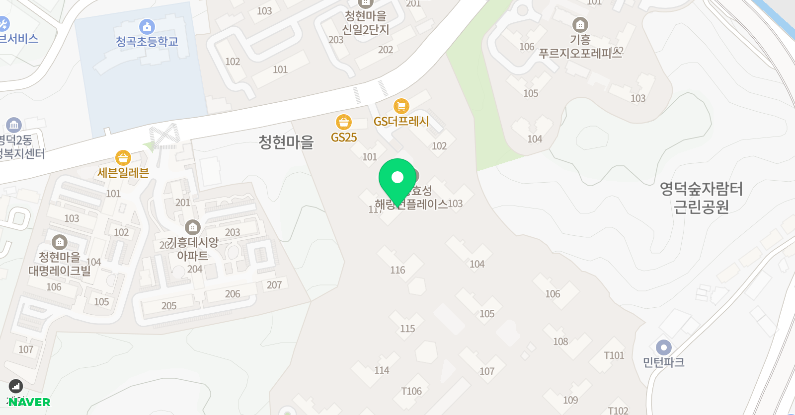 푸르넷 공부방 청현효성교실 위치