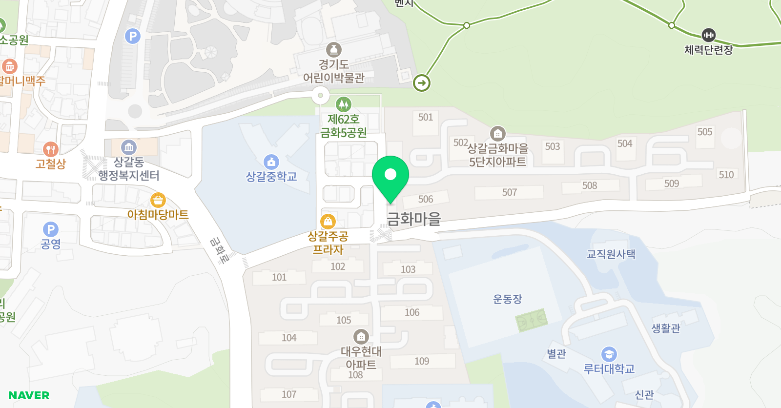 포레 피아노음악교습소 위치