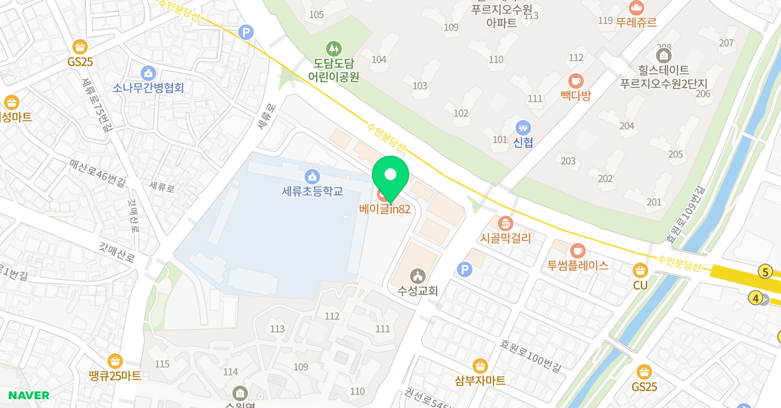 THE쎈 수학 위치