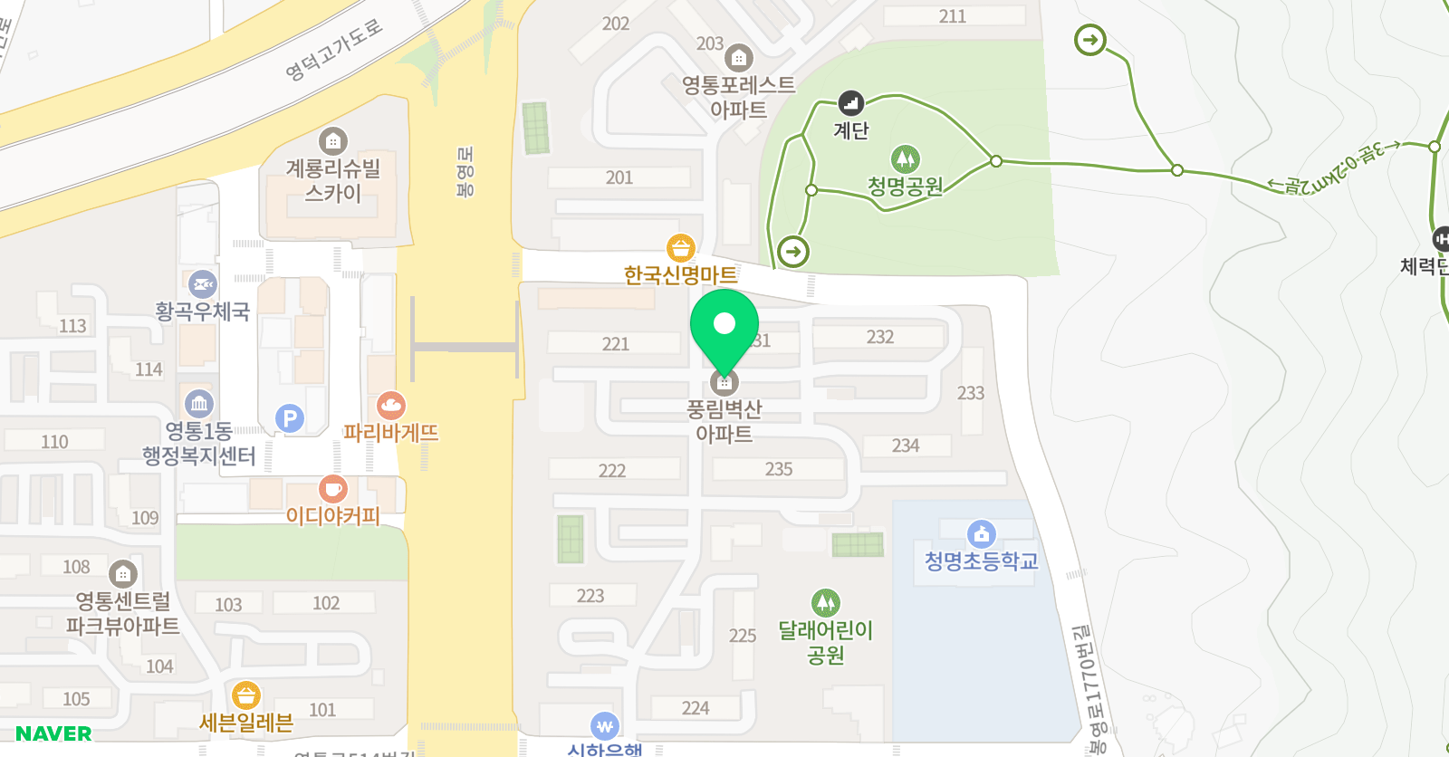 리드인 청명초점 위치