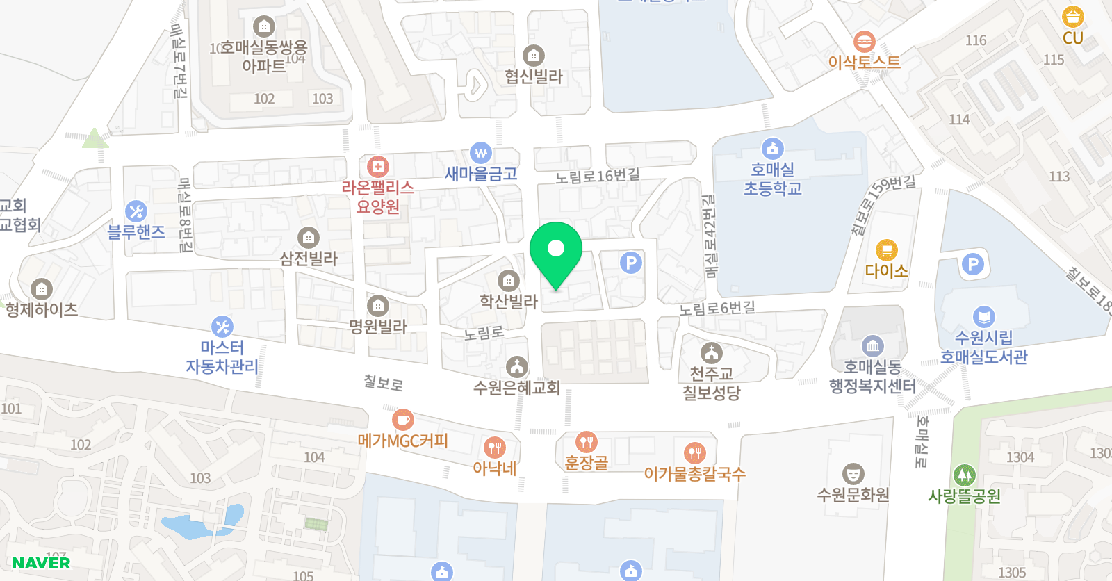 펜타곤매쓰 수학전문학원 위치
