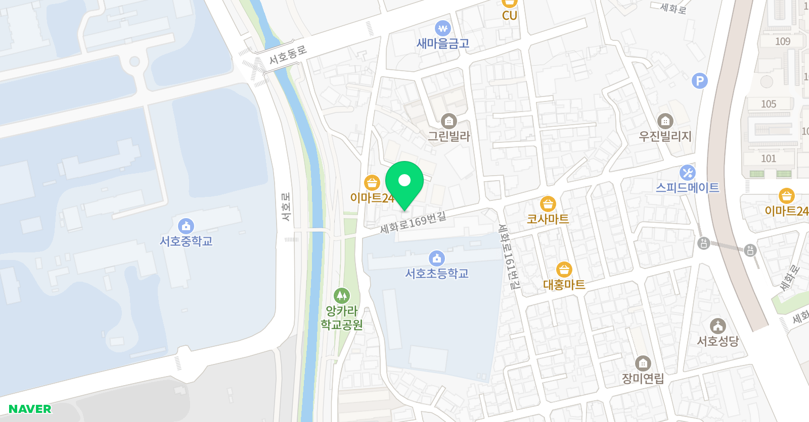 다라음악전문학원 위치