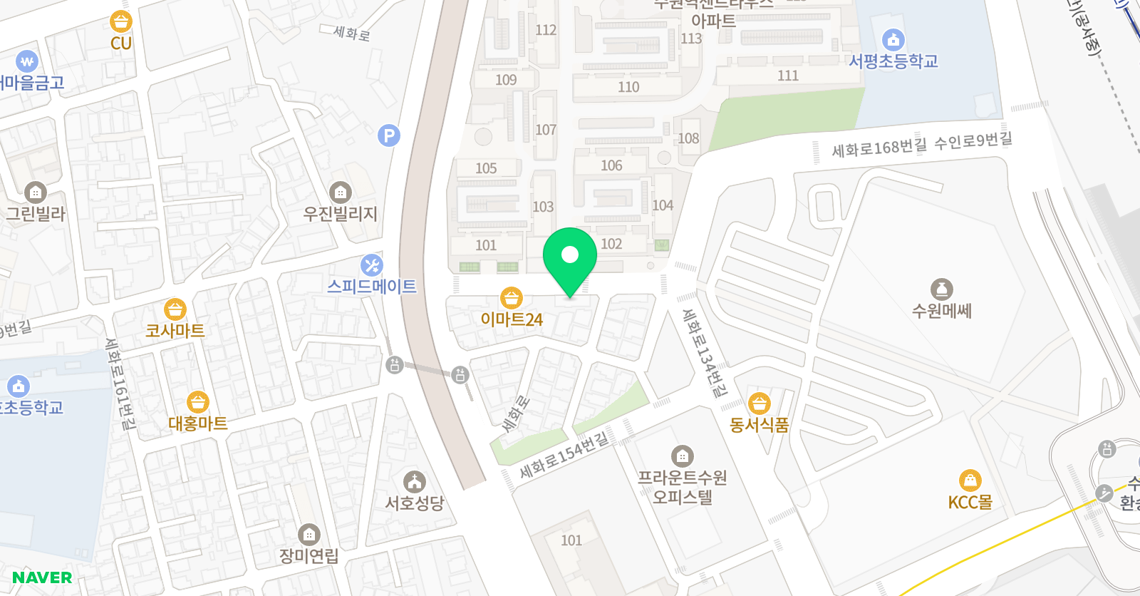 뮤엠 영어 위치