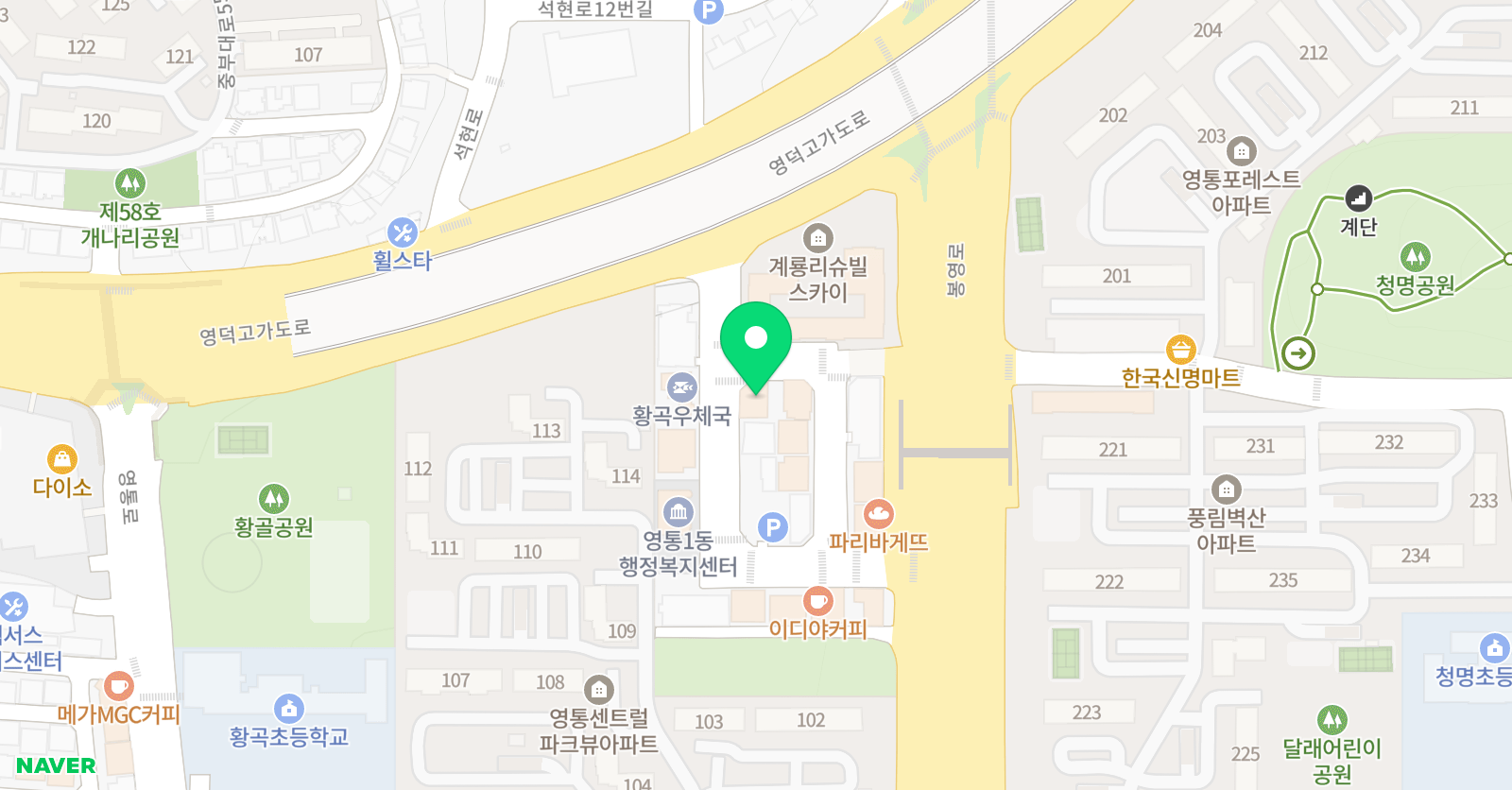 하브루타영재스쿨 위치