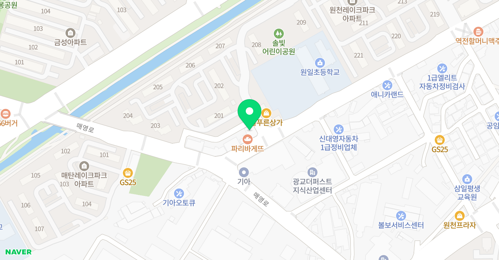 운서미술 위치