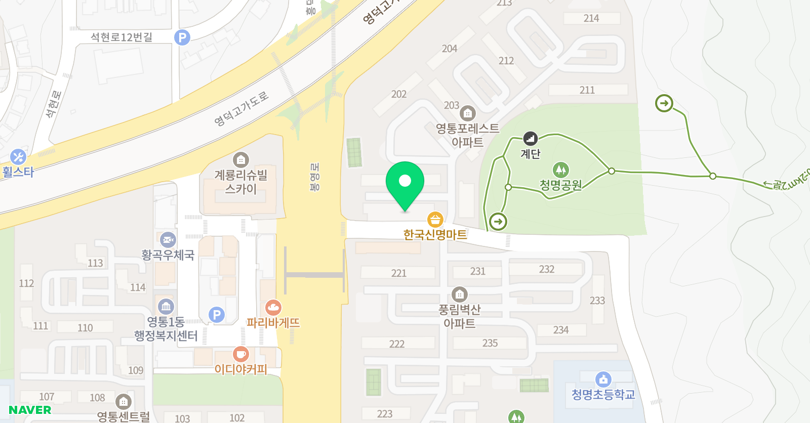 솔루니 황골마을 교습소 위치