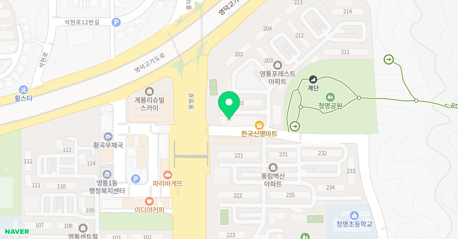 뮤엠 영어 최강점 위치