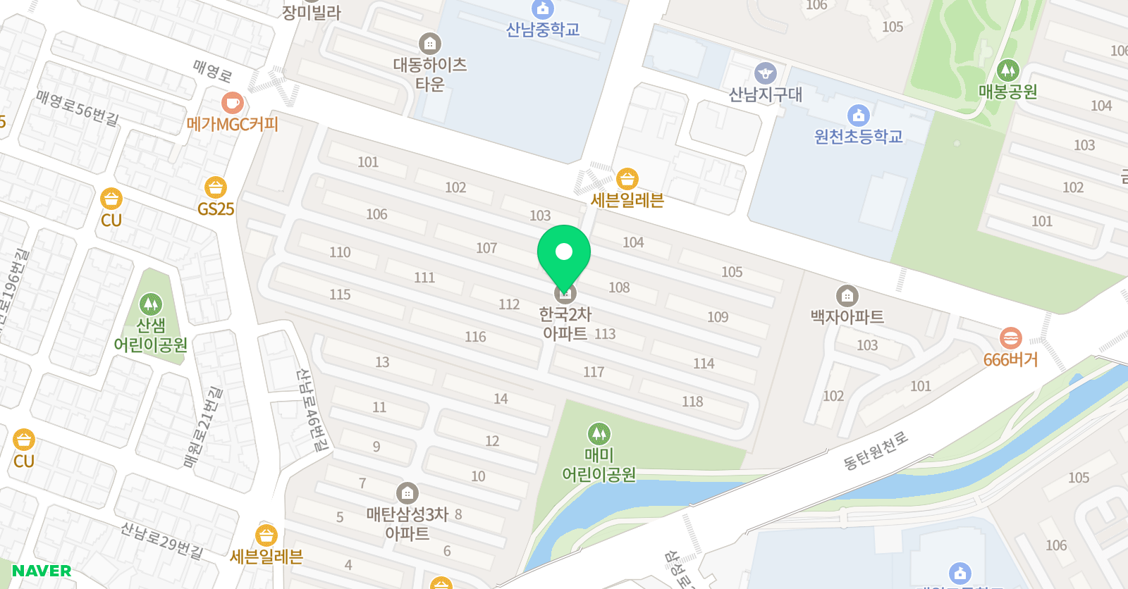 더셀 영어학원 위치
