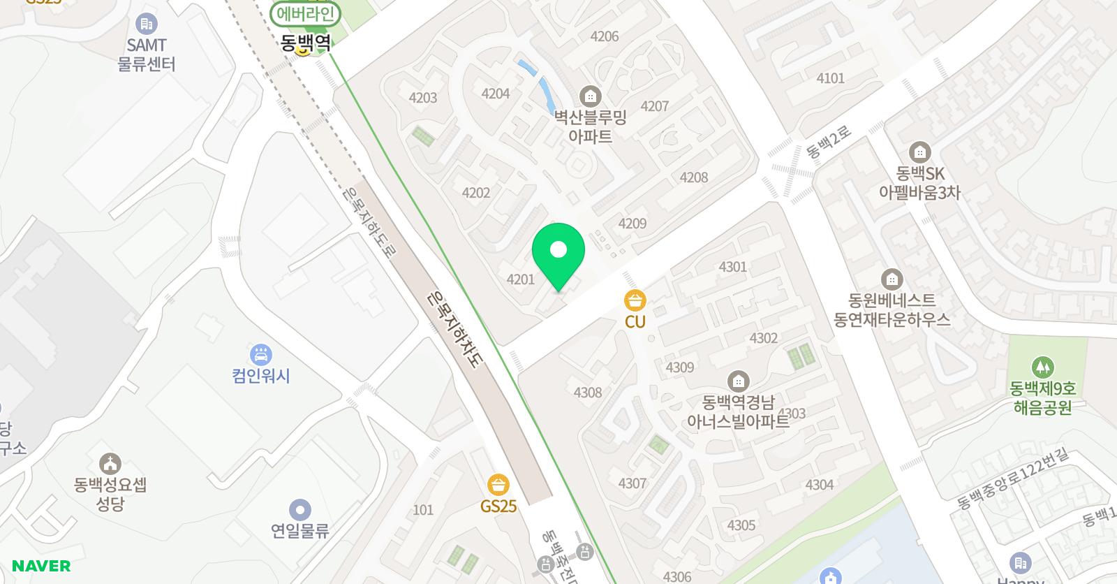 삼성영어셀레나 아이린석성 영어교습소 위치