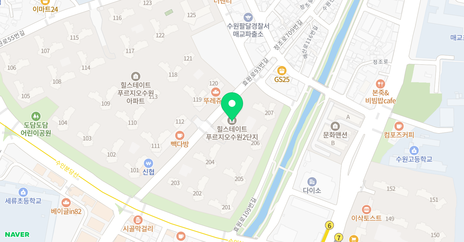 은쌤 수학학원 위치