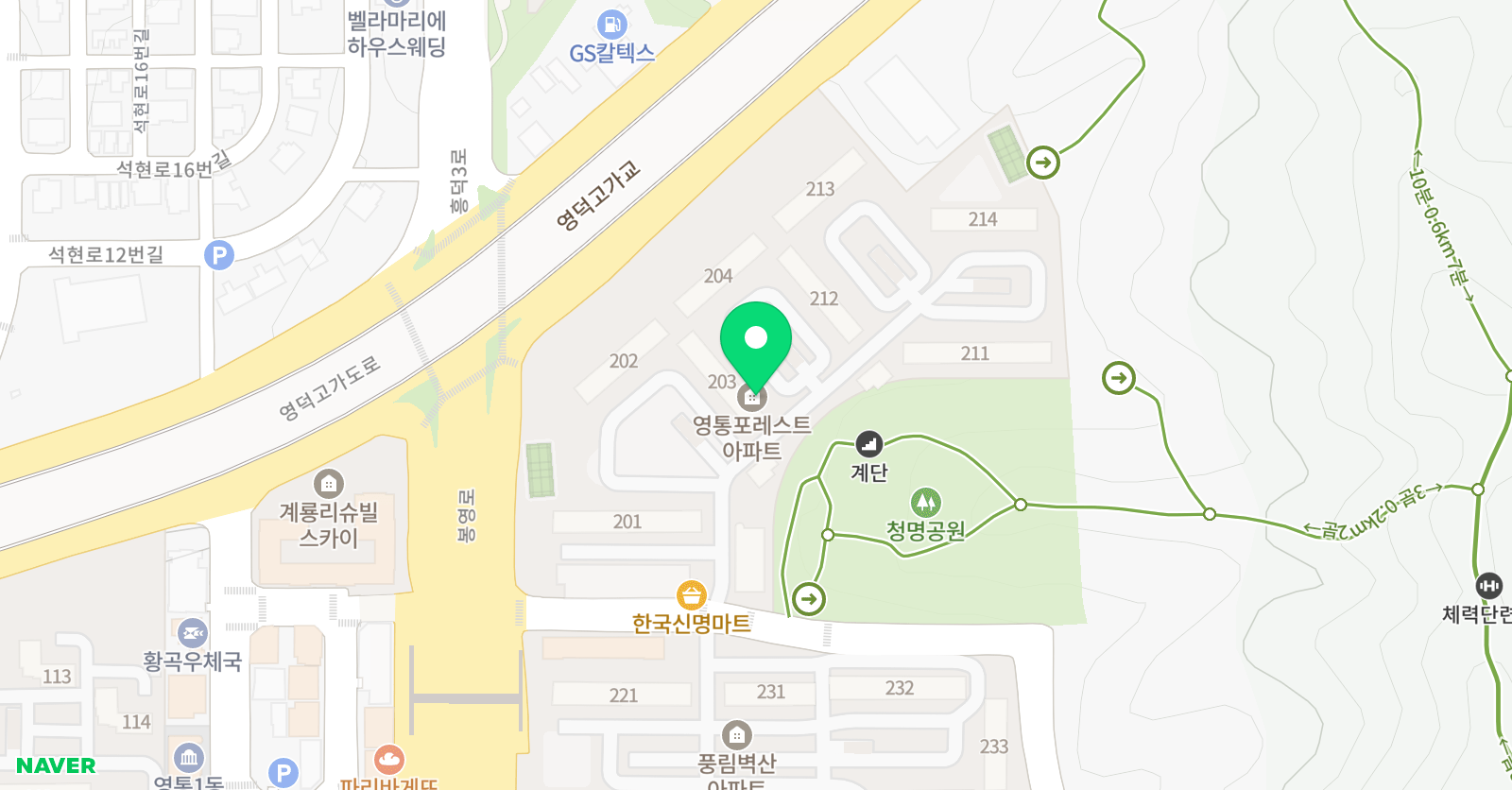 더오름해법 수학 에이드 영어학원 위치