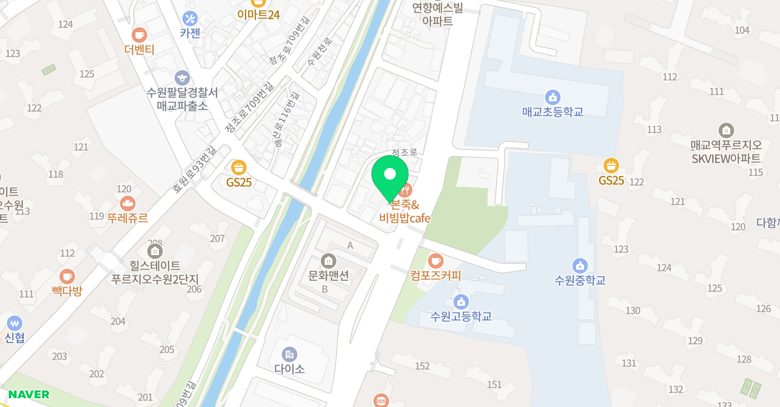 더봄 피아노음악학원 위치