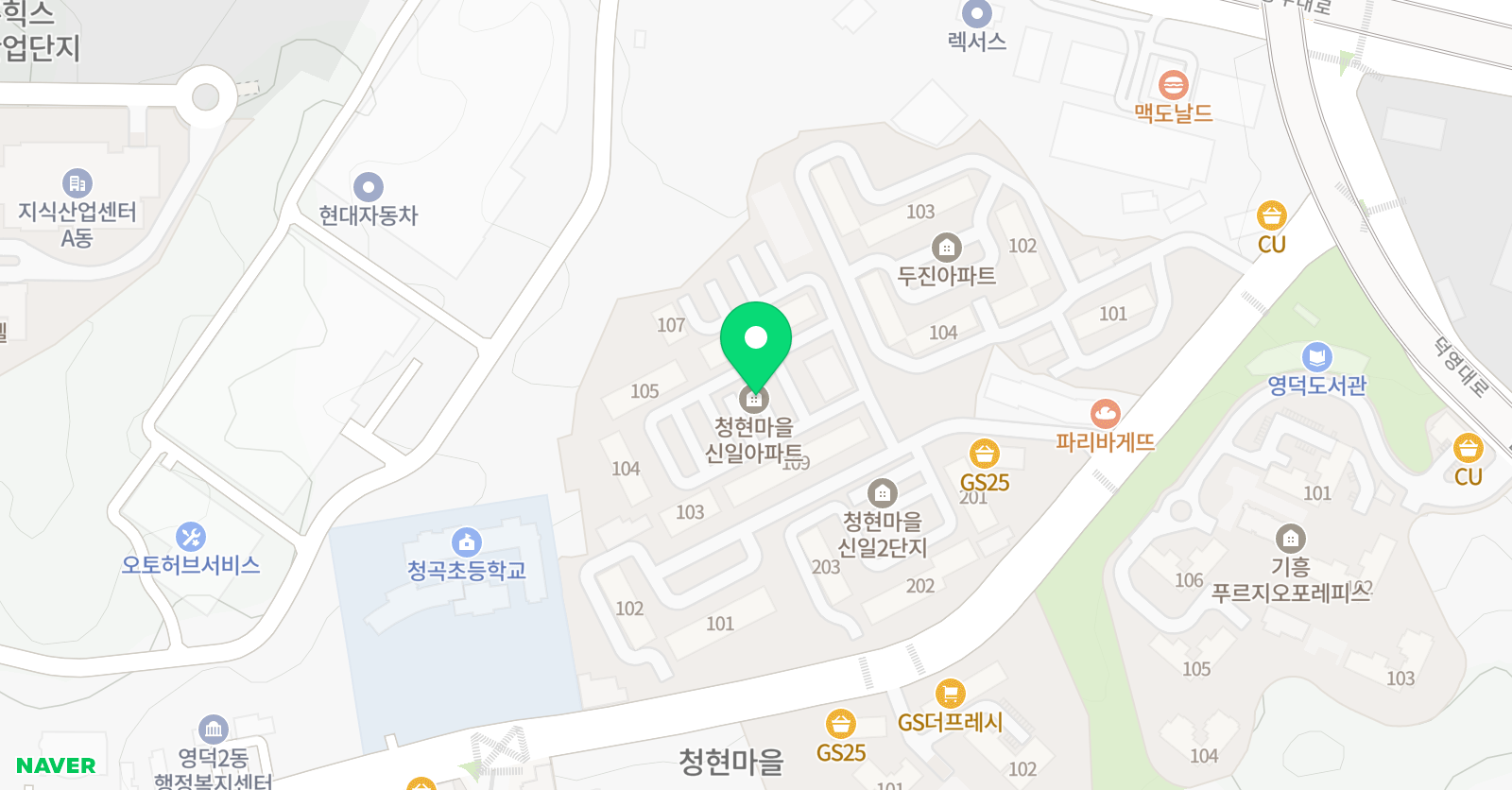 청곡 음악학원 위치