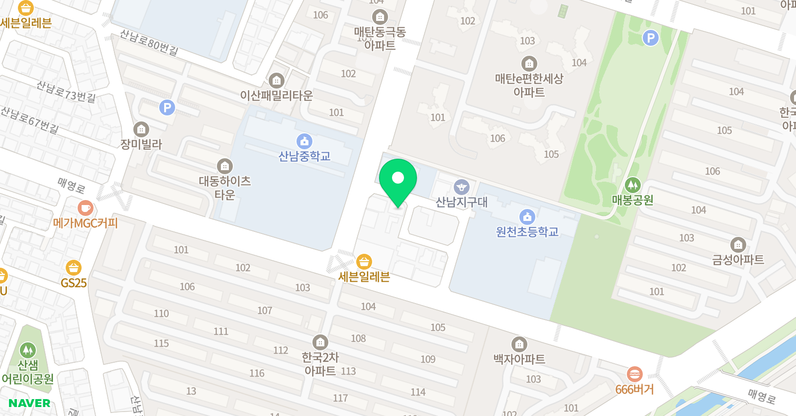 YBM잉글루 스마트해법 수학 리드인 원천제일 학원 위치