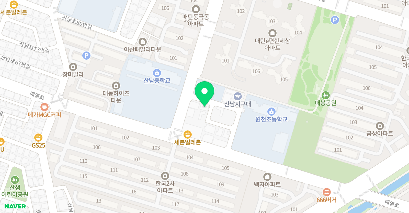 꿈을모아 미술 위치