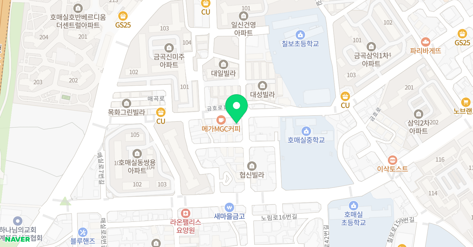 타이혼 GYM 위치