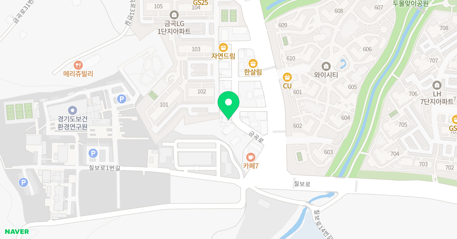 서수원 FC U12축구클럽 위치