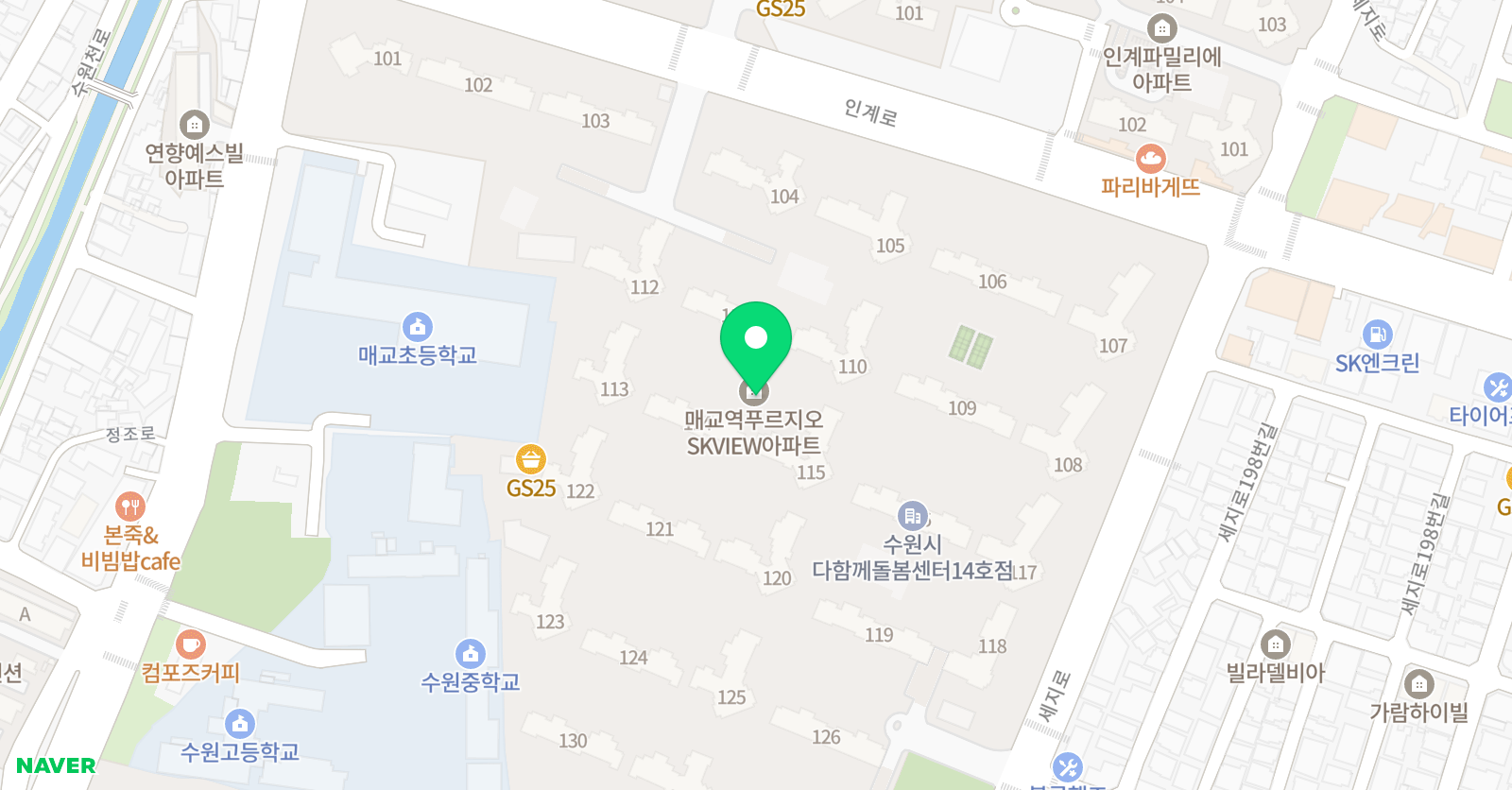 스마트해법 수학 수원매교초점 위치