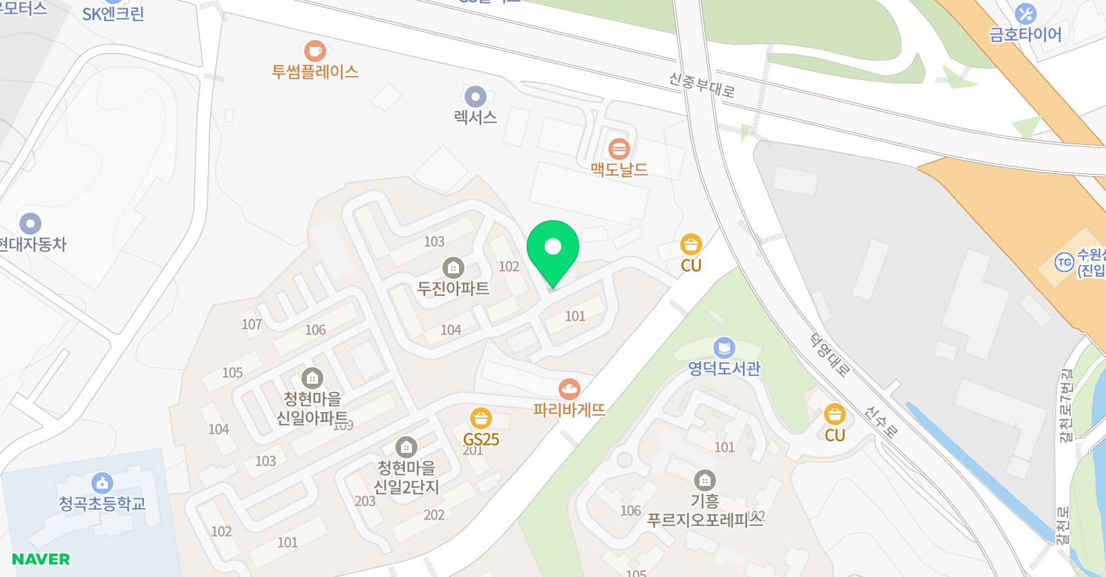 플래뮤 기흥교육원 위치