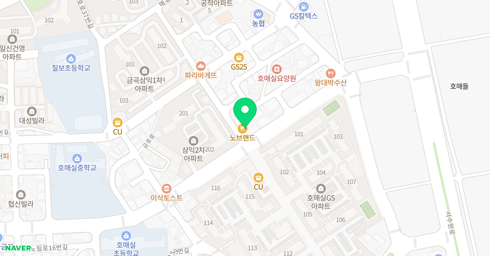 필탑학원 위치