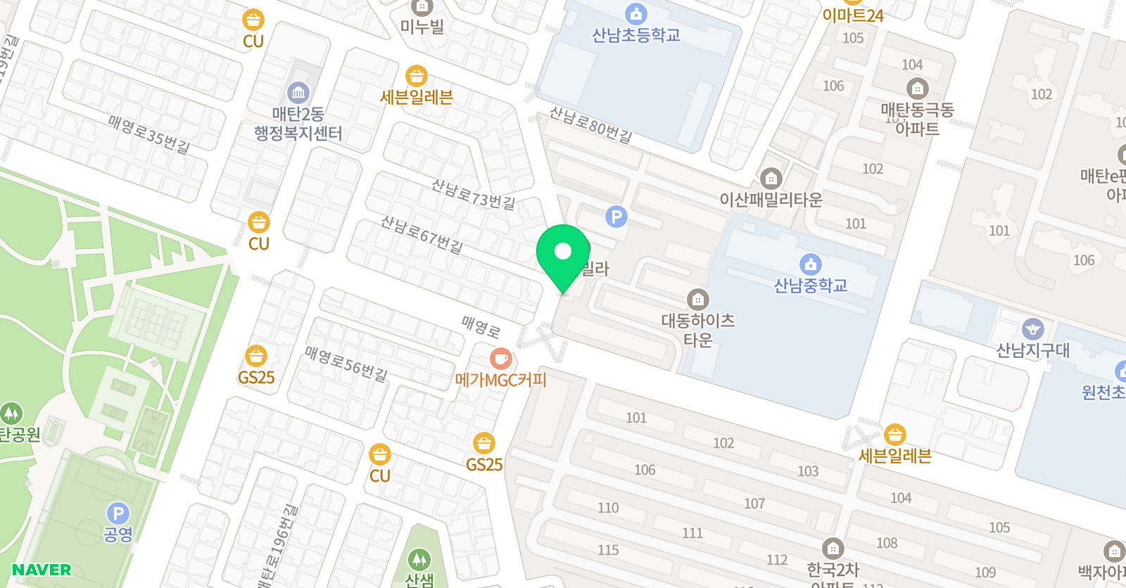 코리아 태권도장 위치