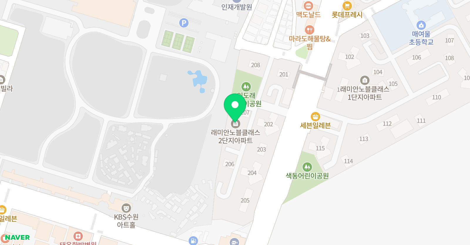 피아노의숲 음악학원 위치