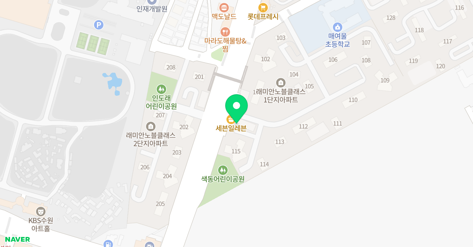 매여울경희대 태권도 위치