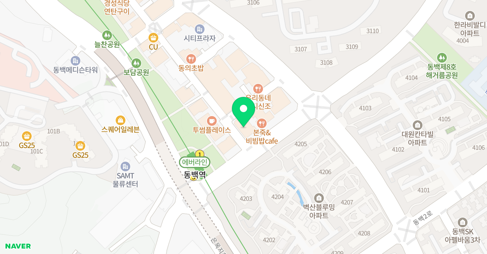 용호 태권도장 위치