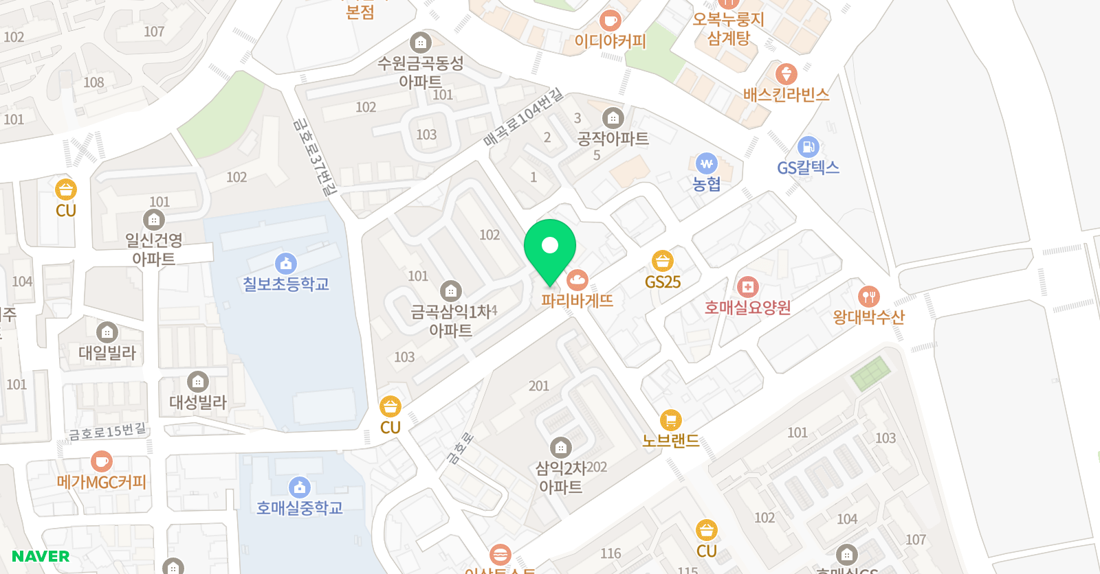 라온 수학교습소 위치