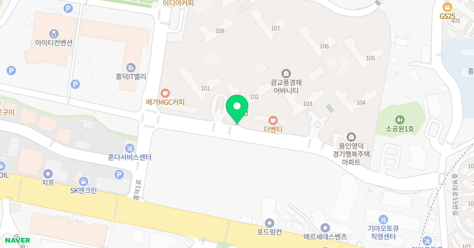 링키영어 광교풍경채점 위치