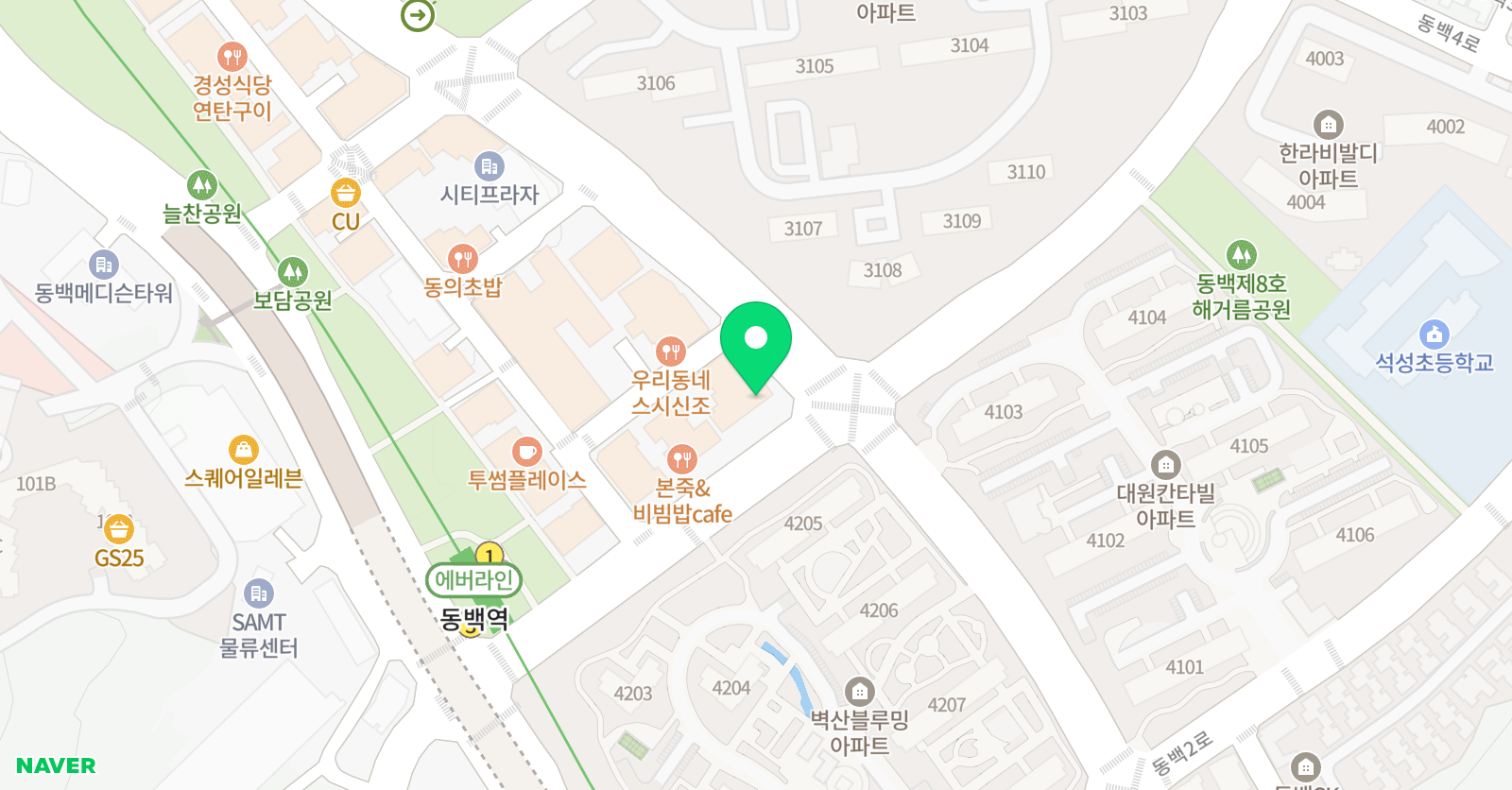 아띠 음악학원 위치