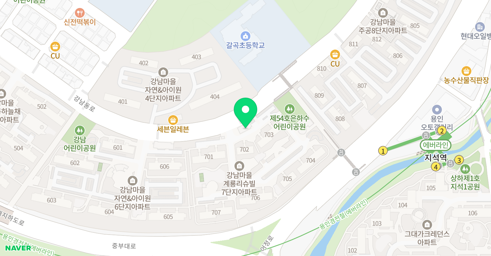 스마트해법 수학 용인갈곡초점 위치