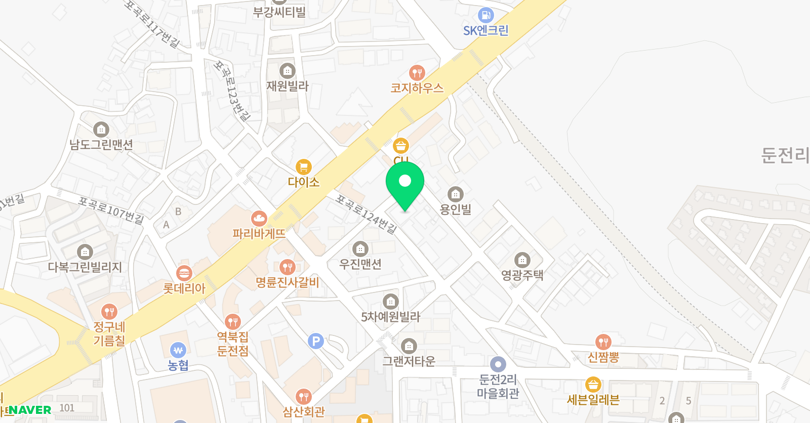 카멜레온아뜰리에 위치