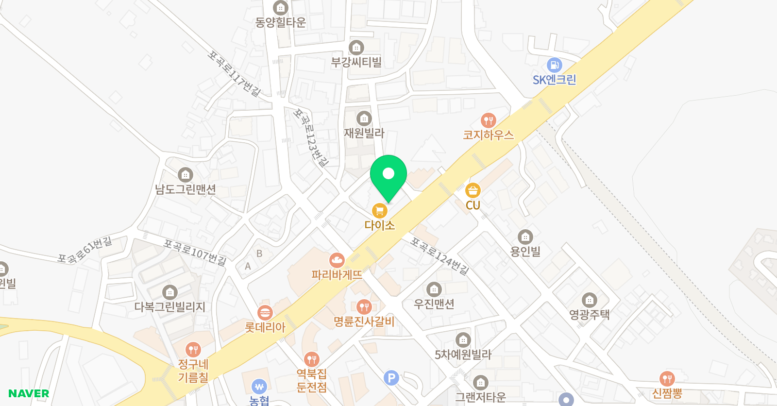 21세기미래 학원 위치