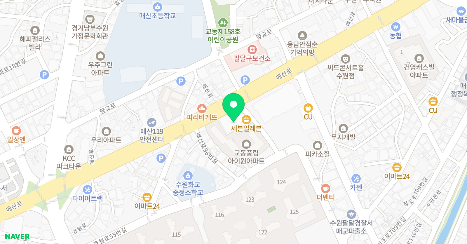 매산칸타빌레 음악학원 위치